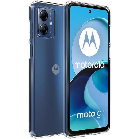 custodia in tpu per motorola g14 trasparente