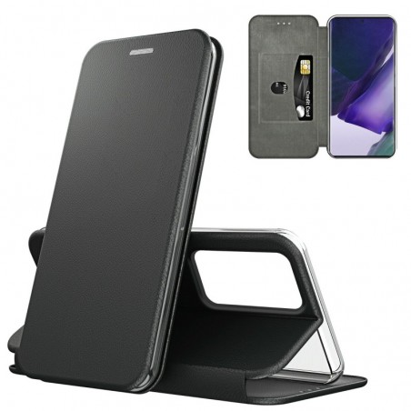book magnetica xiaomi redmi 10a con porta carte di credito nera