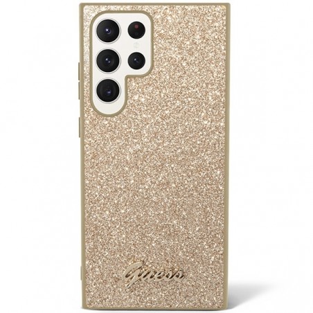 cover guess galaxy s23 ultra glitter gold
