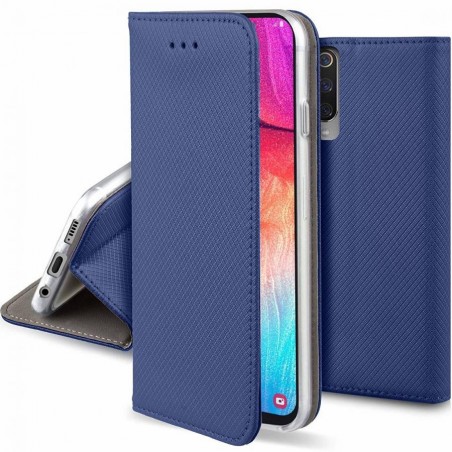 custodia book magnetica per motorola g52 blu