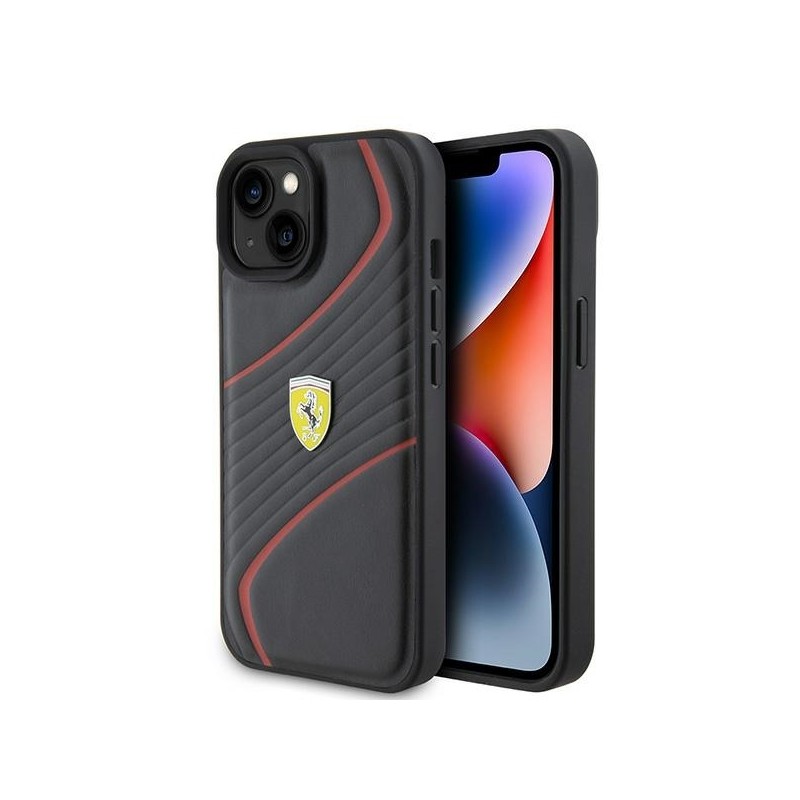 cover ferrari iphone 15 nera