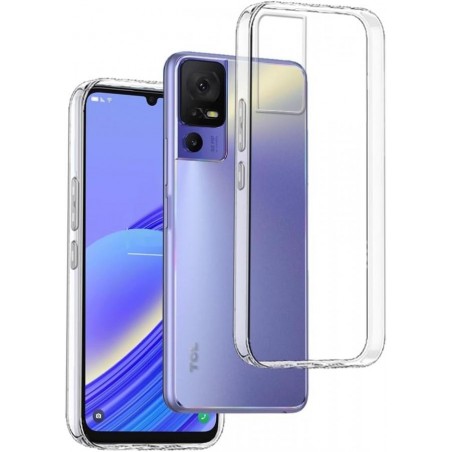 custodia in tpu per tcl 40 nxt paper trasparente