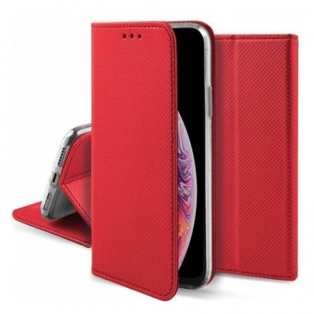 custodia book magnetica per realme g53 4G rossa