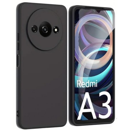 custodia in tpu per redmi a3 nera