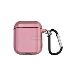 cover airpods 1 / 2  metal pink