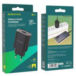 caricabatterie 10,5w usb nero