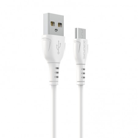 cavo microusb 2,4 A 100cm bianco
