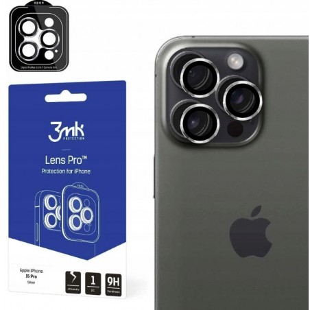 anello protettivo fotocamere iphone 15 pro silver