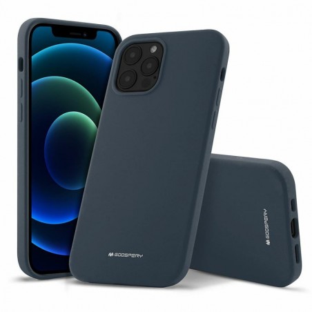 cover  silicone iphone 13 pro blu navy