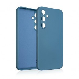cover in silicone per samsung a35 blu