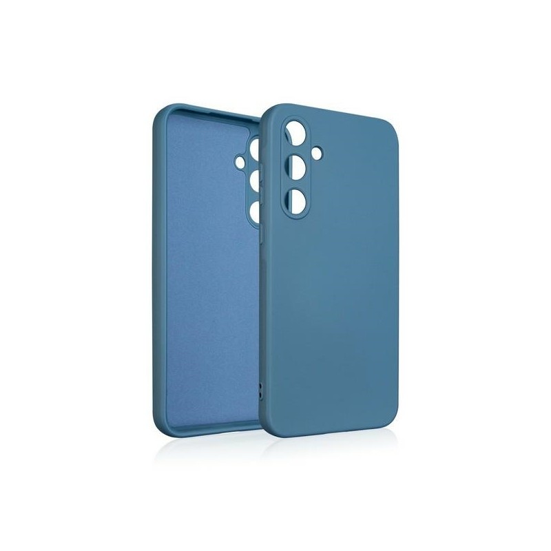 cover in silicone per samsung a35 blu