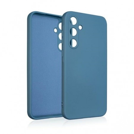 cover in silicone per samsung a35 blu