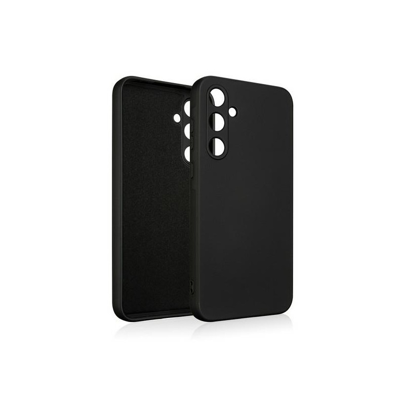 cover in silicone per samsung a35 nera