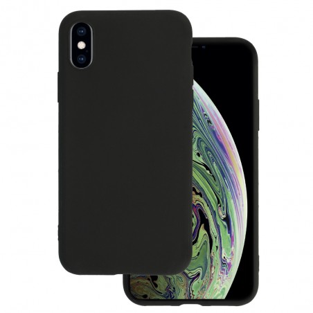 cover iphone x / xs silicone nera