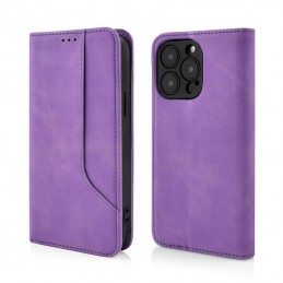 book a05s con porta carte di credito chiusura magnetica violet