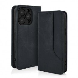 book xiaomi 14 con porta carte di credito chiusura magnetica nera