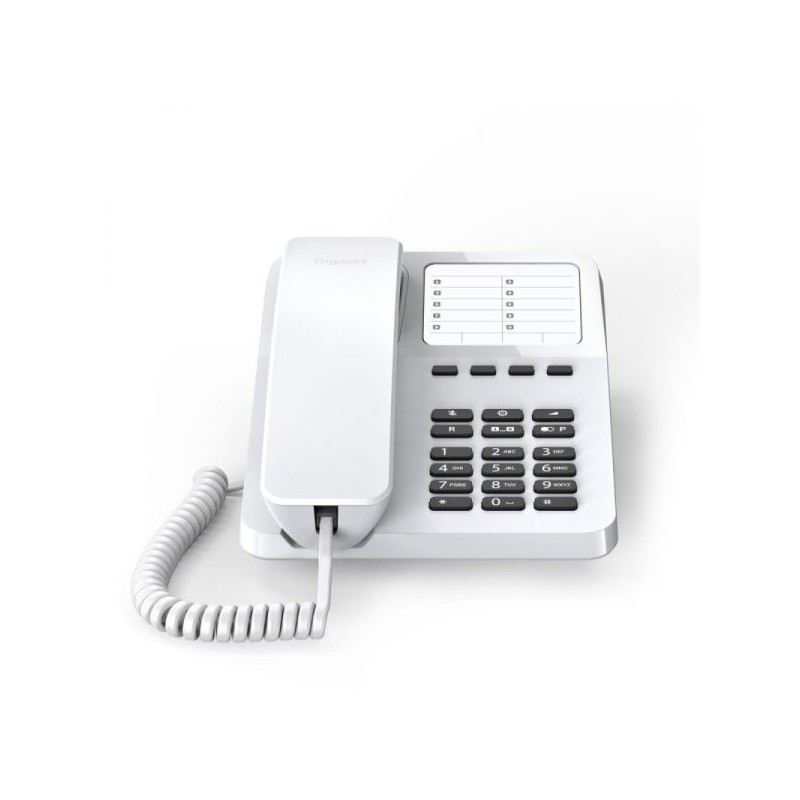 gigaset desk 400 Telefono da tavolo o da parete con 10 tasti di selezione rapida e 4 tasti di selezione diretta