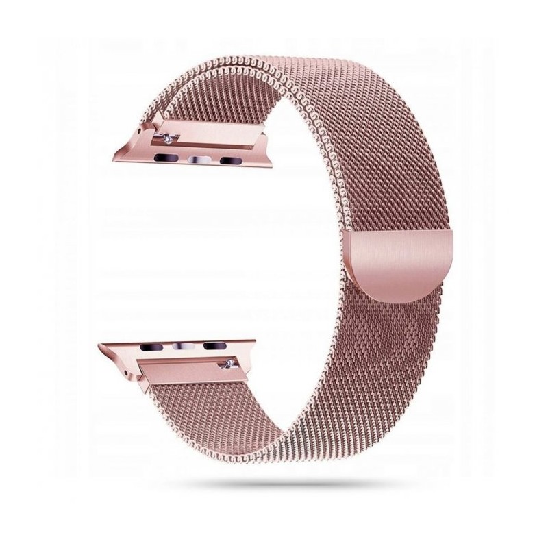 cinturino apple watch  4 / 5 / 6 / 7 / 8 / 9 / SE / ULTRA 1 / 2 (42 / 44 / 45 / 49 MM) rose gold