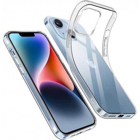 cover  silicone iphone 14 plus trasparente