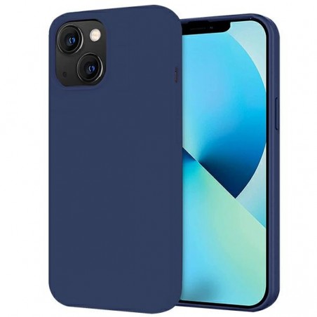 cover  silicone iphone 14 pro max blue navy