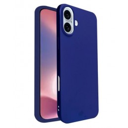 cover  silicone iphone 16 plus blu