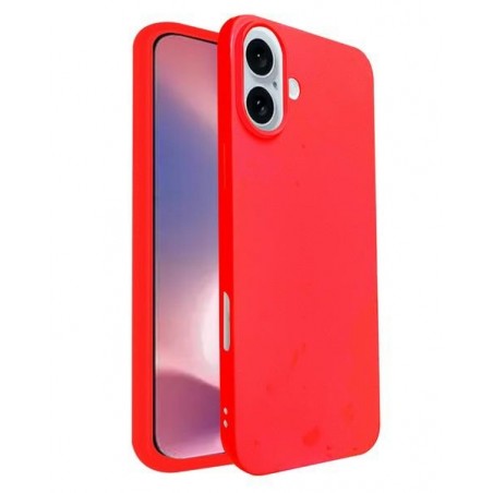 cover  silicone iphone 16 plus rossa