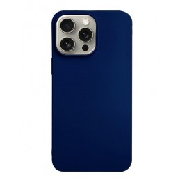 cover  silicone iphone 16 pro blu