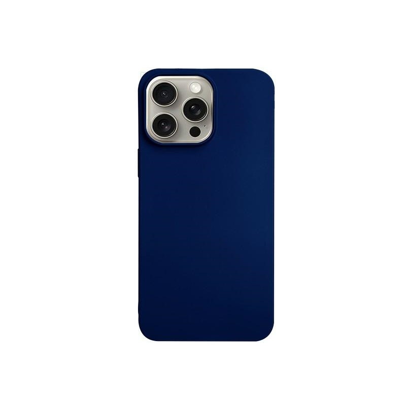 cover  silicone iphone 16 pro blu