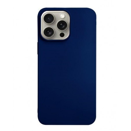 cover  silicone iphone 16 pro blu