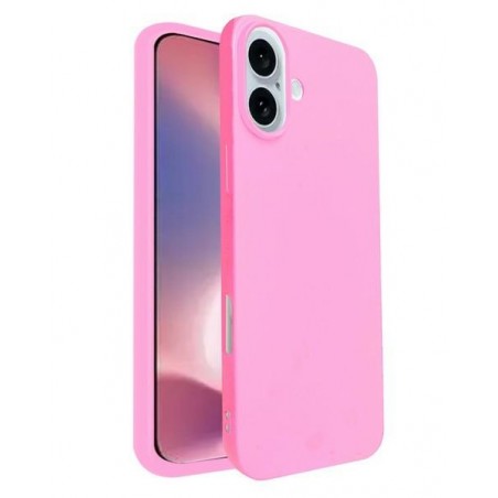 cover  silicone iphone 16 rosa