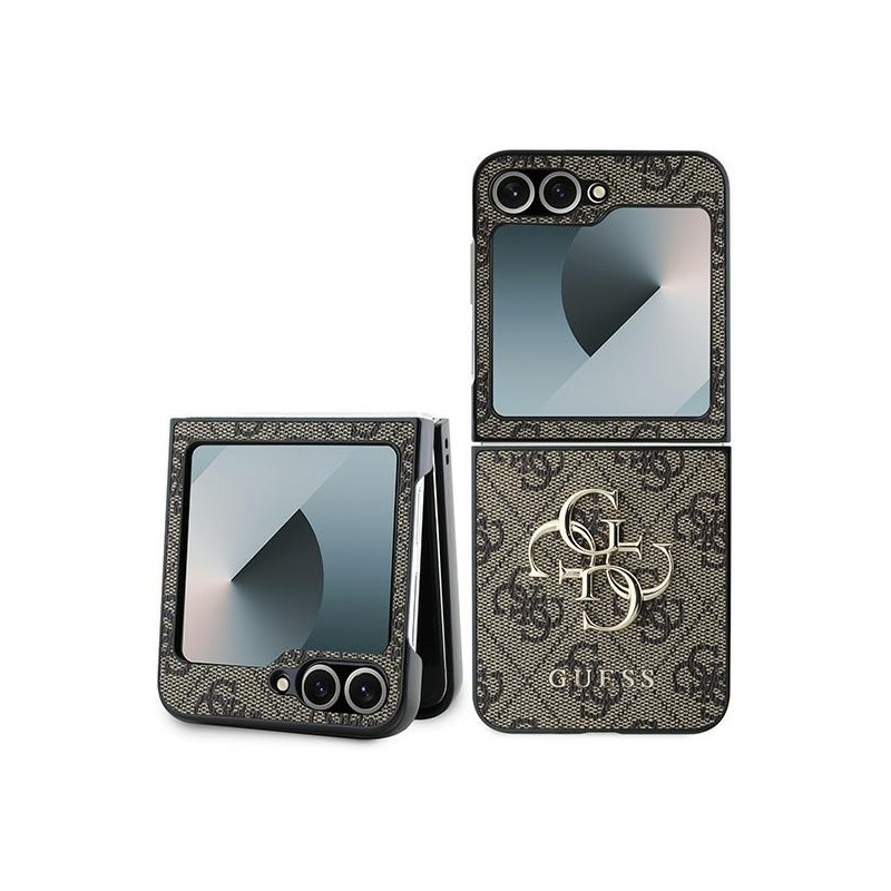 custodia guess galaxy z flip 6 brown