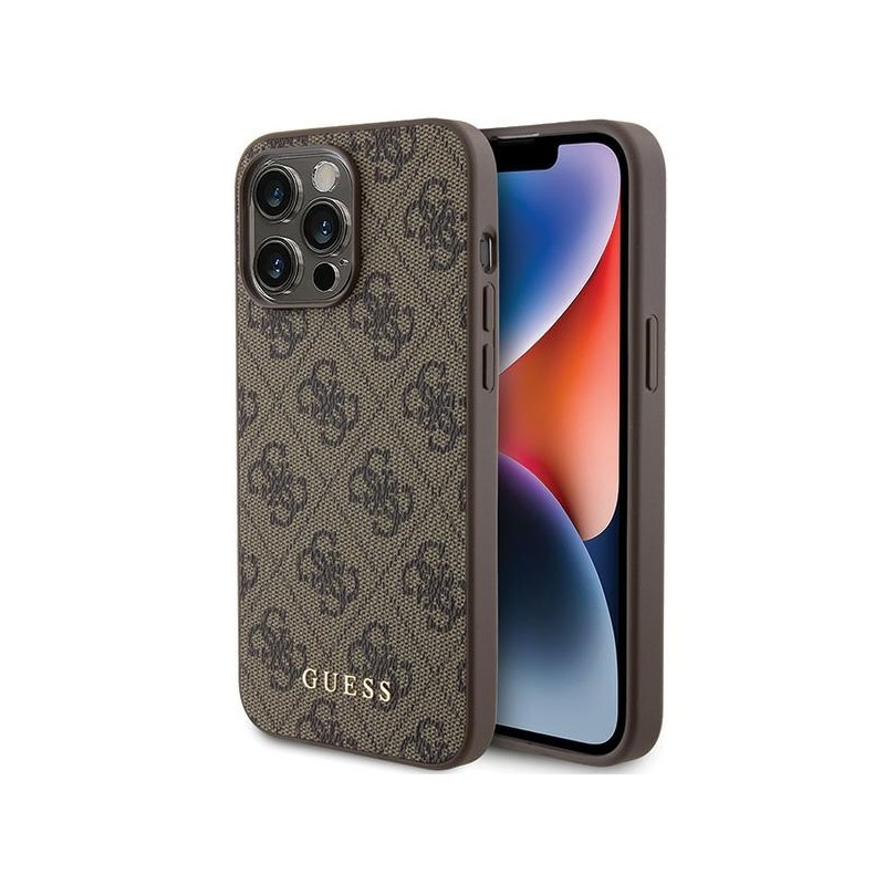 cover guess iphone 15 pro max brown