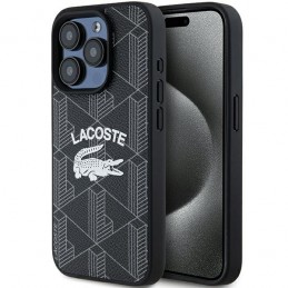 cover lacoste iphone 15 pro max nera magsafe compatibile