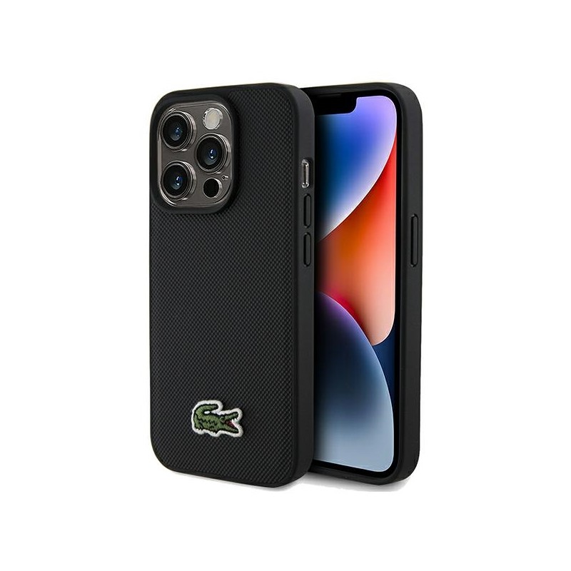 cover lacoste iphone 15 pro max nera magsafe compatibile