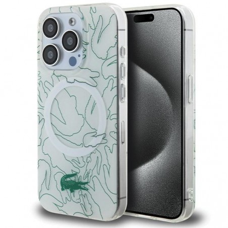 cover lacoste iphone 15 pro max trasparente magsafe compatibile