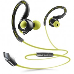 auricolare vivaoce stereo usb - c sportivo lime