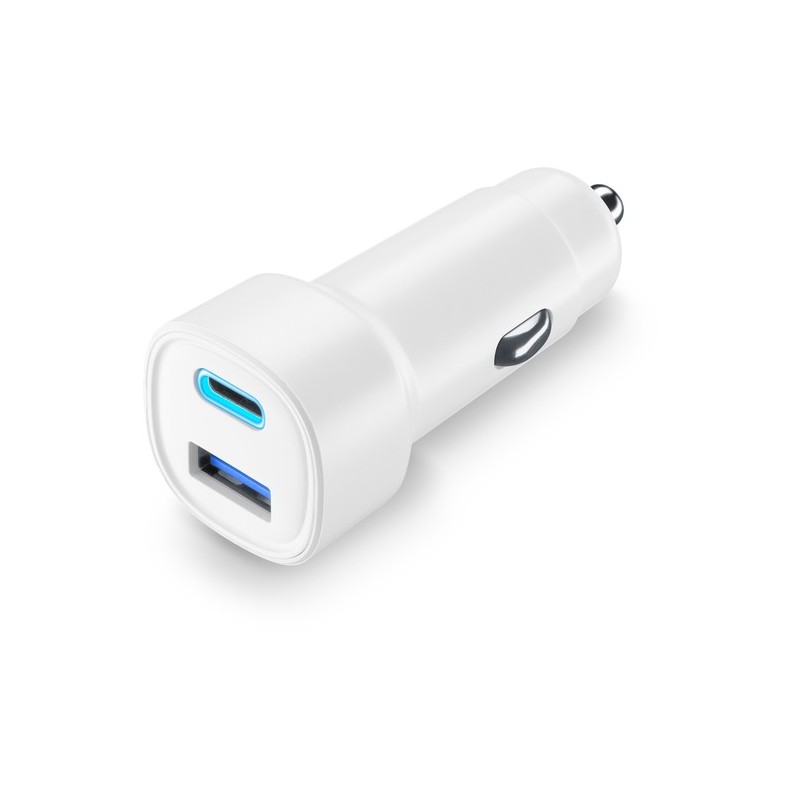 caricabatterie da auto 20w doppia  usb a+c tech away in confezione bulk acquisto minimo 3pz
