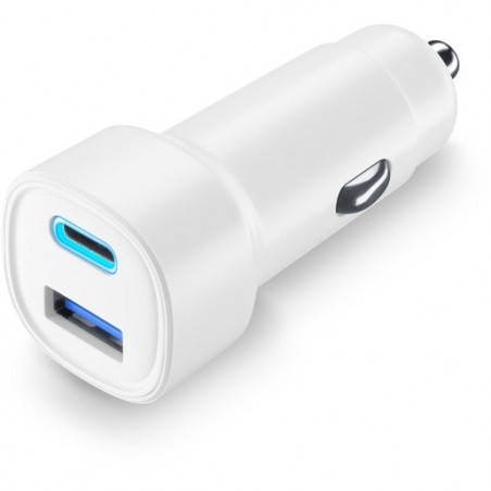 caricabatterie da auto 20w doppia  usb a+c tech away in confezione bulk acquisto minimo 3pz