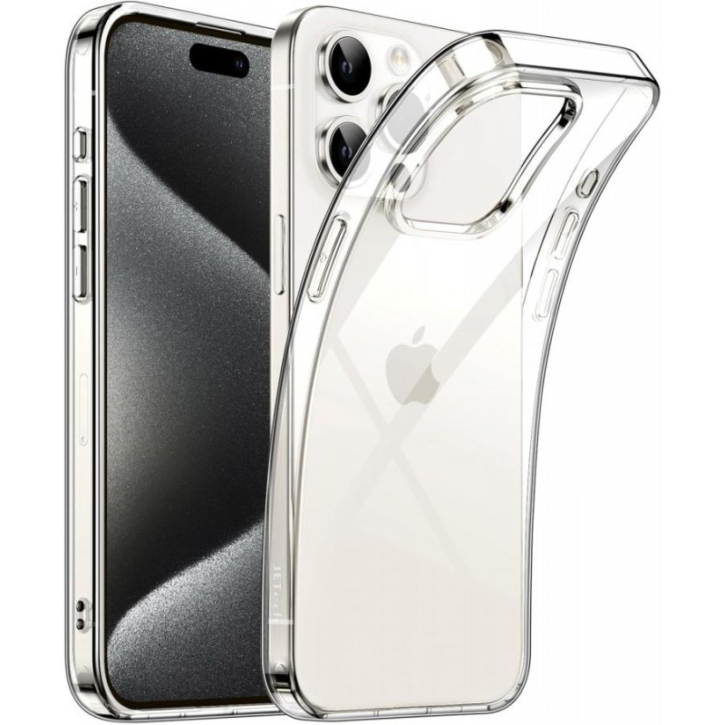 cover  silicone iphone 16 pro max trasparente