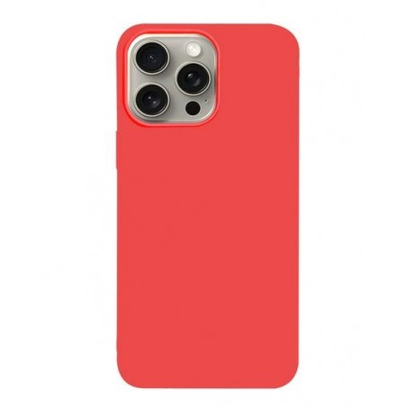 cover  silicone iphone 16 pro rossa