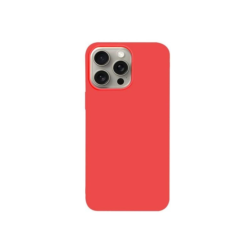 cover  silicone iphone 16 pro max rossa