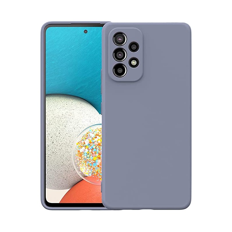 cover in silicone per samsung a33 5g blu