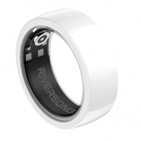 Smart ring nano ceramica diametro 8 mm IP68 bianco
