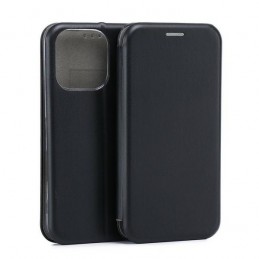 book iphone 16 pro con porta carte di credito chiusura magnetica nera