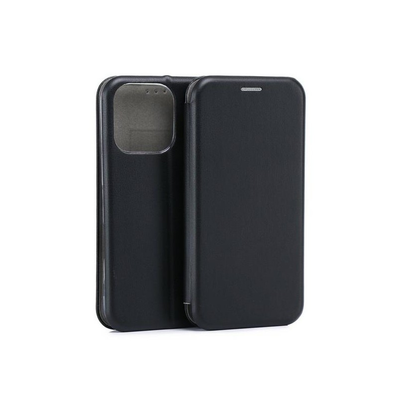 book iphone 16 pro max con porta carte di credito chiusura magnetica nera