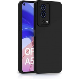 cover in silicone per oppo a55 nera