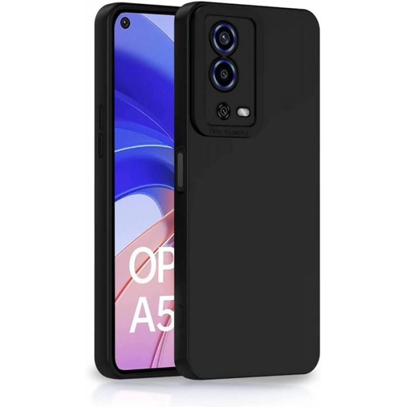 cover in silicone per oppo a55 nera