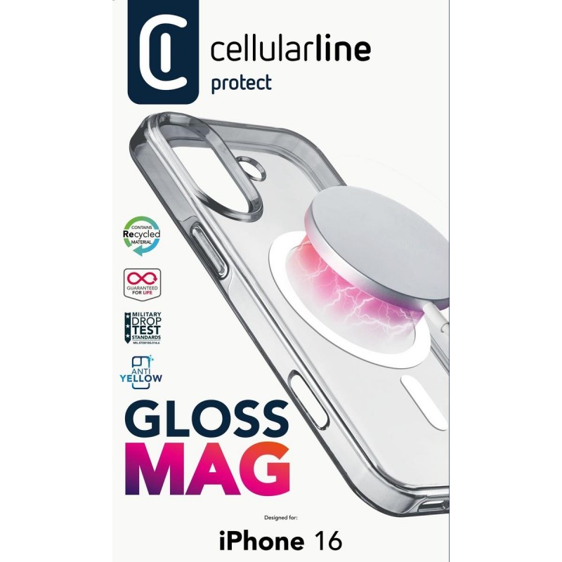 cover iphone 16 trasparente magsafe