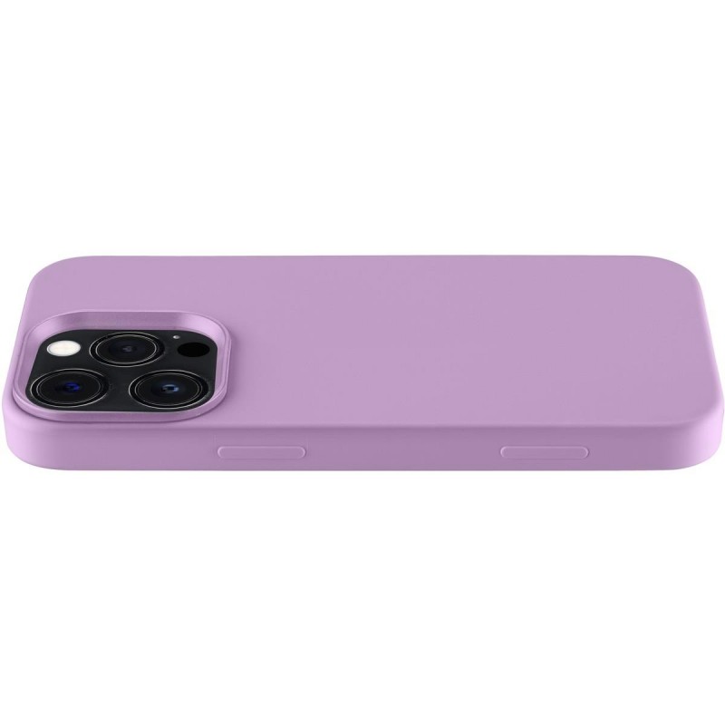 cover soft touch iphone 16 pro pink nera