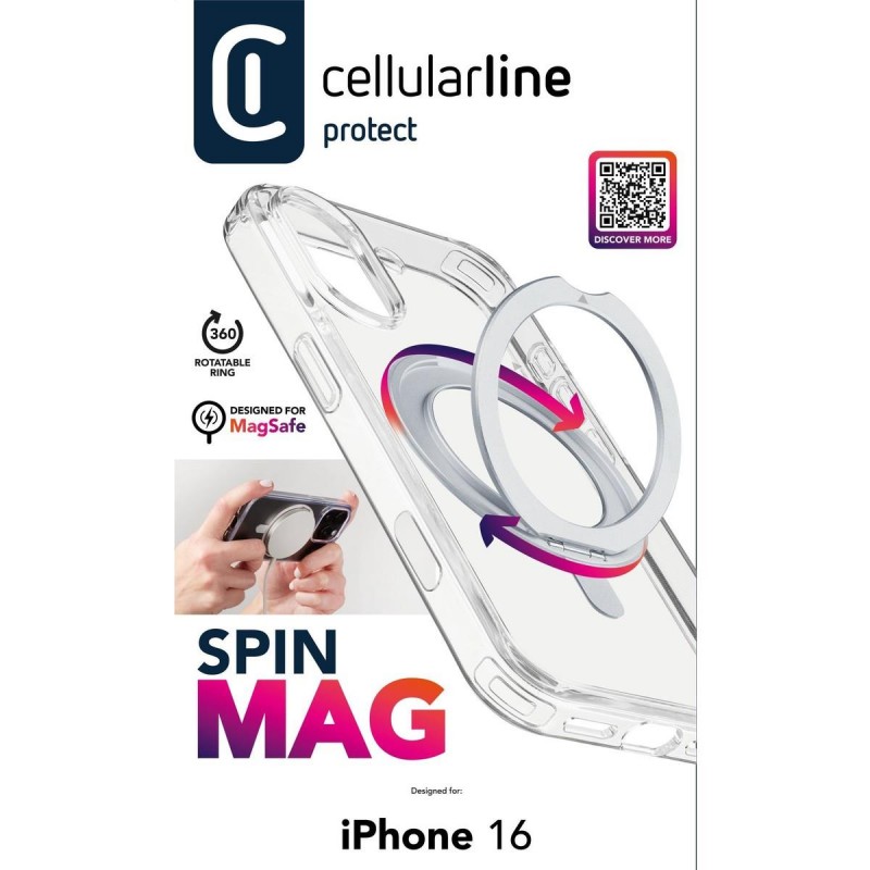 cover posteriore SPIN MAG per Apple iPhone 16